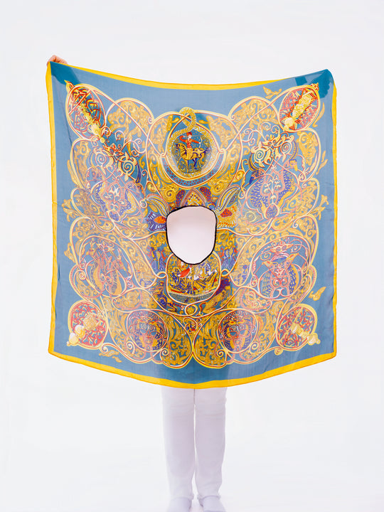 Watercolor Journey Scarf Top