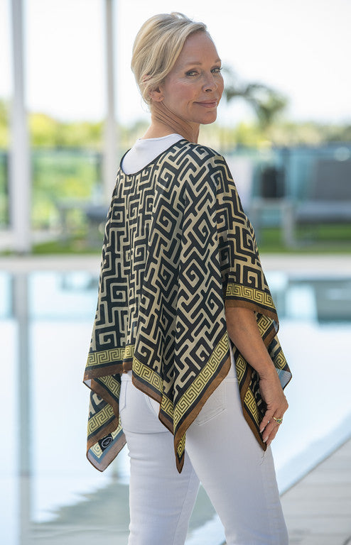 Mykonos Mosaic Scarf Top