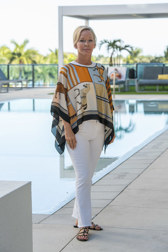 Equestrian Scarf Top