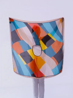 Art Deco Mosaic Scarf Top