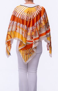 Sunburst Horizon Mosaic Scarf Top