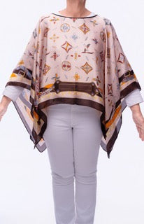 Golden Dawn Mosaic Scarf Top
