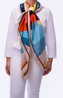 Art Deco Mosaic Scarf Top