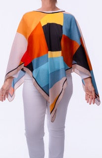 Art Deco Mosaic Scarf Top